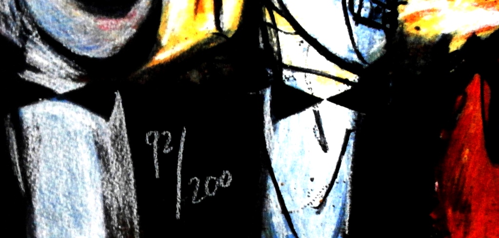 Herman Brood - grote ingelijste zeefdruk: Casino kopen? Bied vanaf 495!