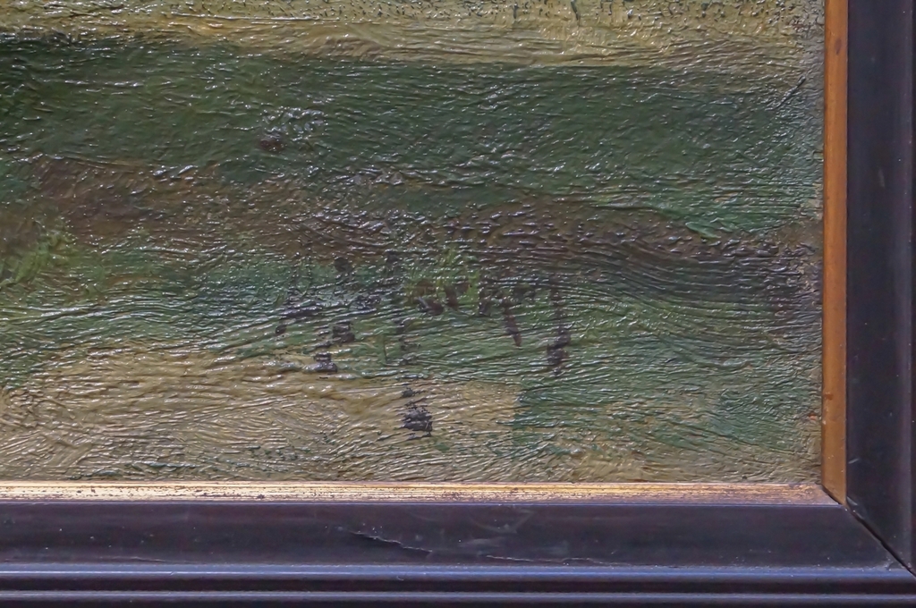 Antoon Markus (1870-1955) - olieverf op doek - gezicht op rivierbedding kopen? Bied vanaf 145!