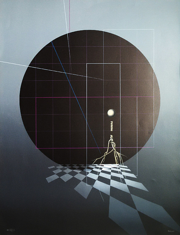 Andres Segovia - Ciel enraciné, litho (groot) verkocht voor € 50!