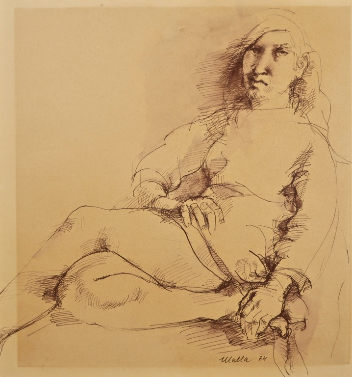 Malla Carl: Pen tekening, Zonder titel kopen? Bied vanaf 1!