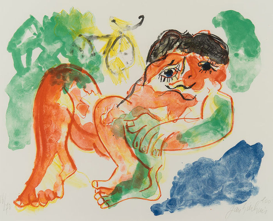 Jan Sierhuis: Kleurenlitho, titels onbekend kopen? Bied vanaf 50!