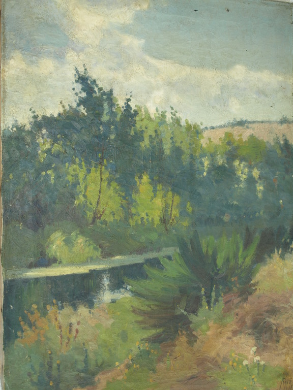 HAN KRUG (1890-1977) - Olieverf op doek – Landschap – Gesigneerd - ca 1935 kopen? Bied vanaf 50!