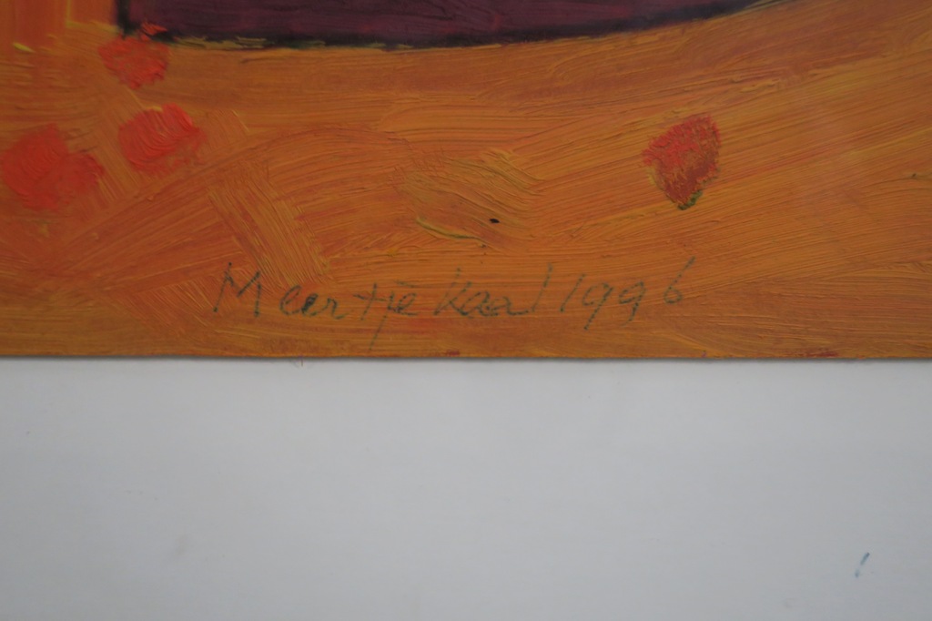 Meertje Kaal: Olieverf op papir, Ontreddend tiep - Ingelijst kopen? Bied vanaf 1!