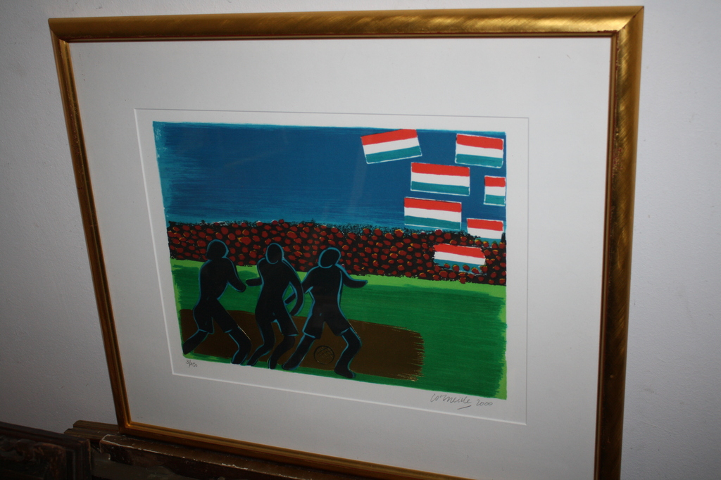 corneille - zeefdruk voetbal 2000 nederlands elftal kopen? Bied vanaf 100!