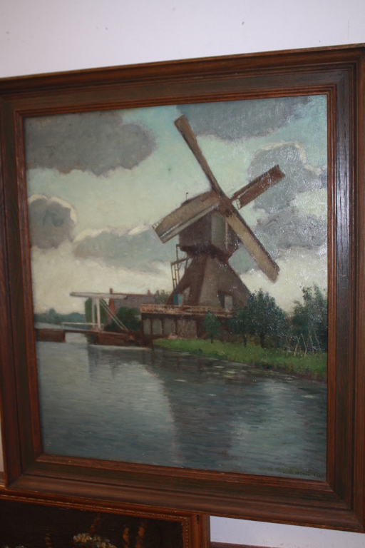 MOLEN TE GROET bij SCHOORL door h kuijt / bergense school kopen? Bied vanaf 100!