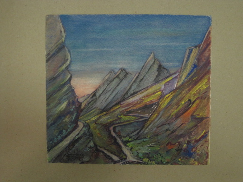 Kornelis Lodder 1892-1987 Vlaardingen aquarel " berglandschap " gesigneerd kopen? Bied vanaf 1!