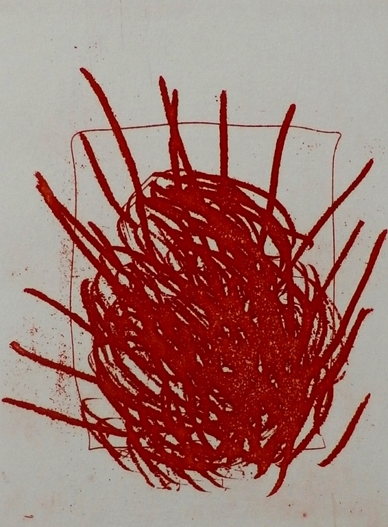 Ger Lataster - ets: een gat in het geluid - 1988 verkocht voor € 125!