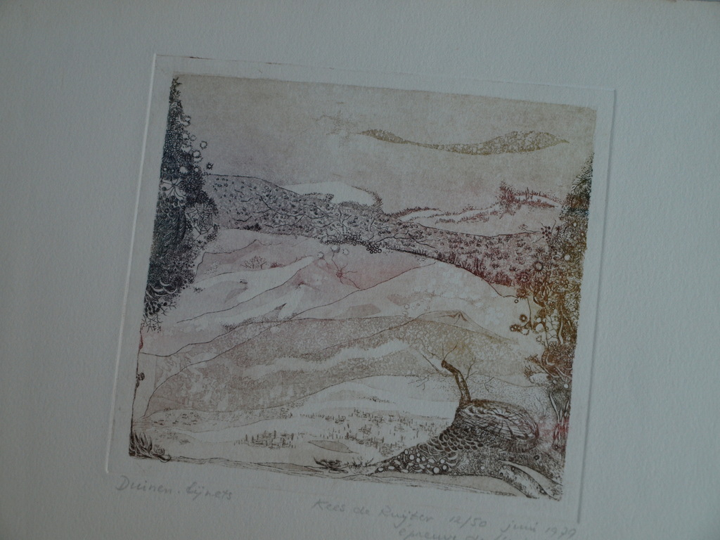 Kees de Ruijter : Ets , Duinen – gesigneerd - 1979  kopen? Bied vanaf 10!