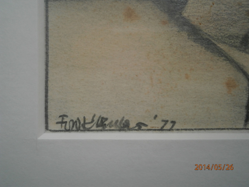 Fon Klement, zonder titel, 1977, potlood kopen? Bied vanaf 20!
