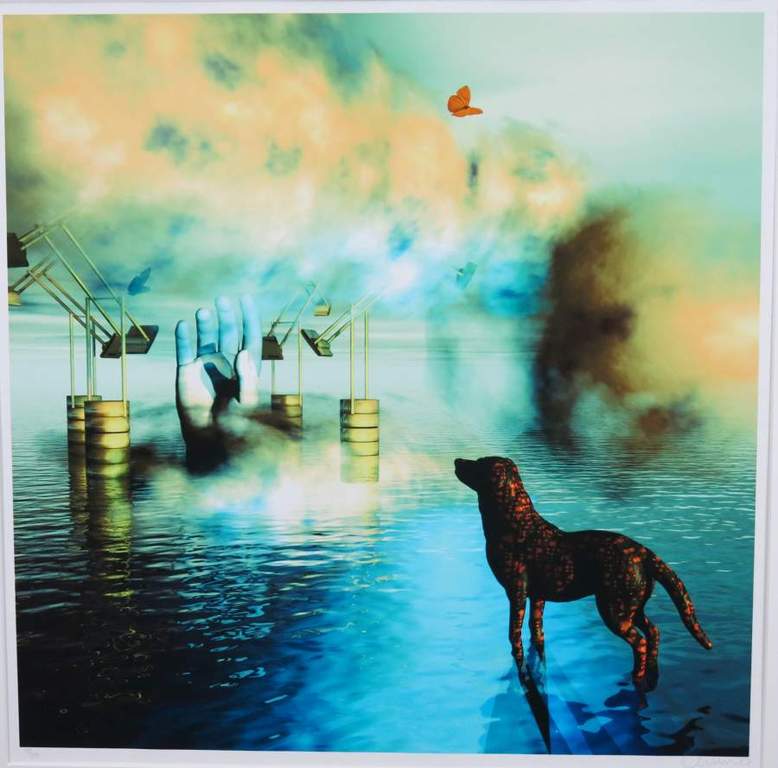 Arturo: Zeefdruk, Vlinder verkocht voor € 50!