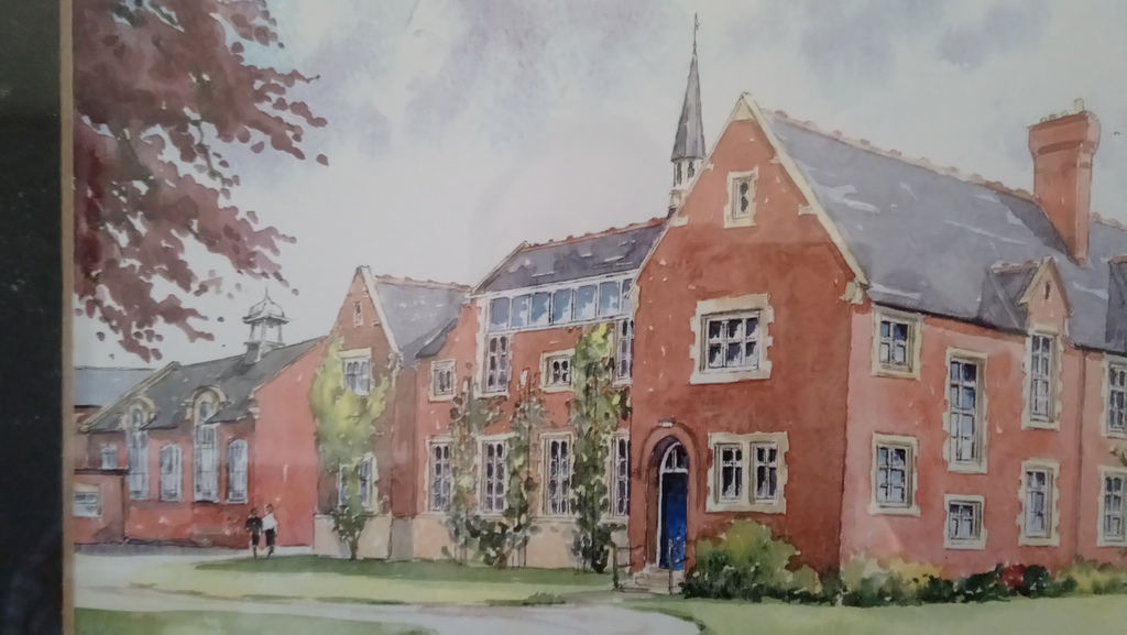 SARIA BRAMMA; aquarel; SPALDING GRAMMAR SCHOOL kopen? Bied vanaf 1!