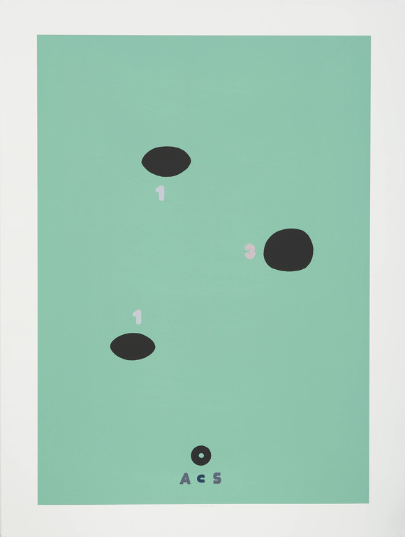 Reinier Lucassen - AcS (Arte contra Scienza) - 4 kleuren zeefdruk 2005 verkocht voor € 375!