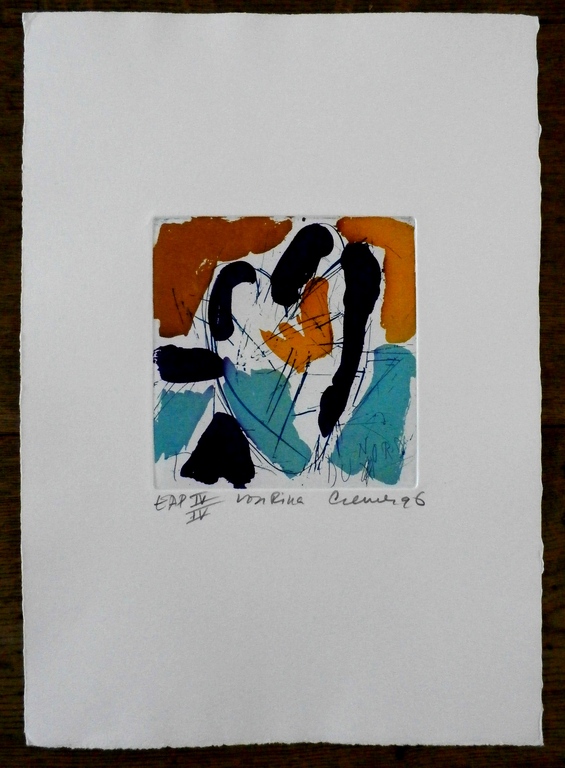 Jan Cremer - ets: Tulpe du Nora - met opdracht: Voor Rina (Berghuis) kopen? Bied vanaf 150!