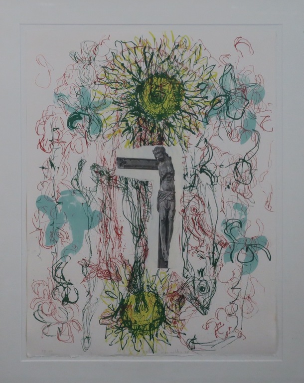 Marc Mulders: Gemengde grafische techniek en collage, Vallen - Ingelijst kopen? Bied vanaf 230!