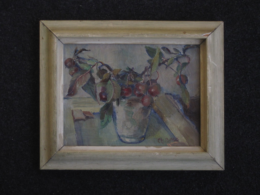 Gesigneerd impressionistisch olieverf stilleven met bloesemtak omstreeks 1920 kopen? Bied vanaf 1!