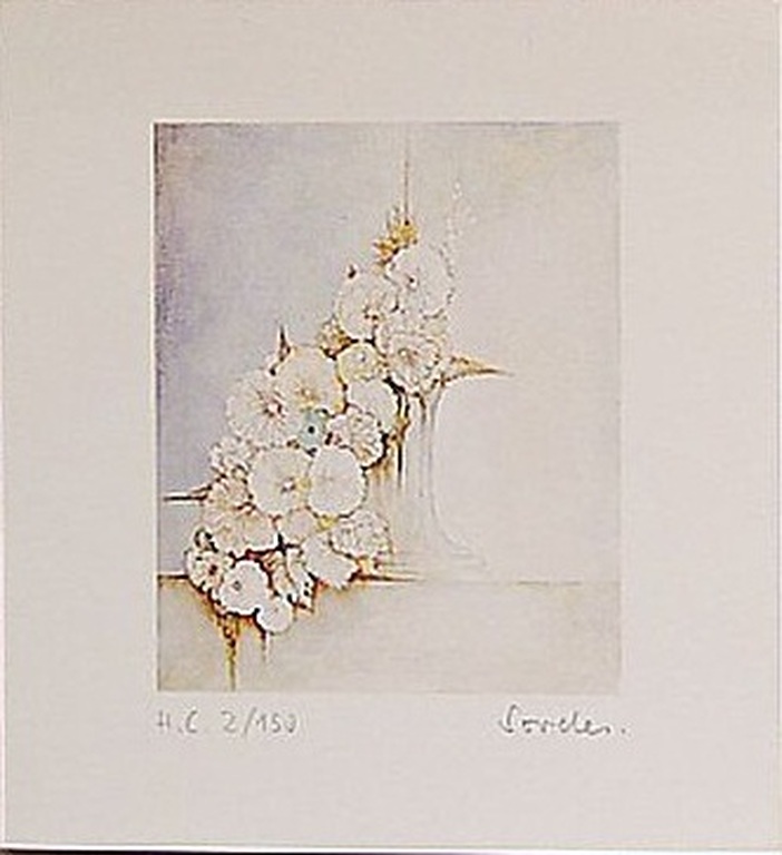 "Artists of the World", o.a. Beckers: Vier lithografien, diverse voorstellingen kopen? Bied vanaf 19!