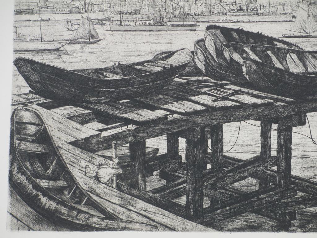 Toon Pluijmers, Gezicht op Antwerpen, Ets kopen? Bied vanaf 50!