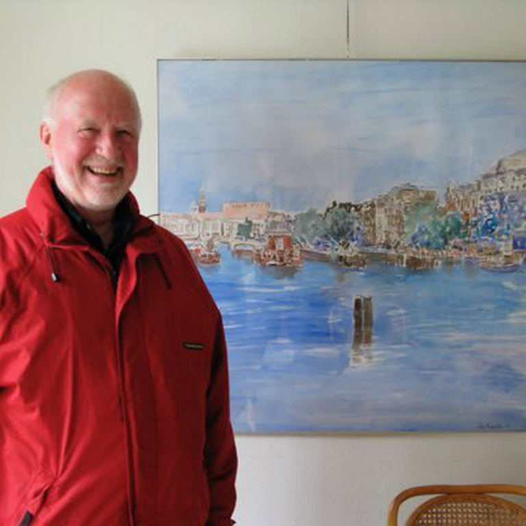 GROOT en Spectaculair expressionistisch Aquarel "Lente" van Rob Brandes (1939-)  kopen? Bied vanaf 1!