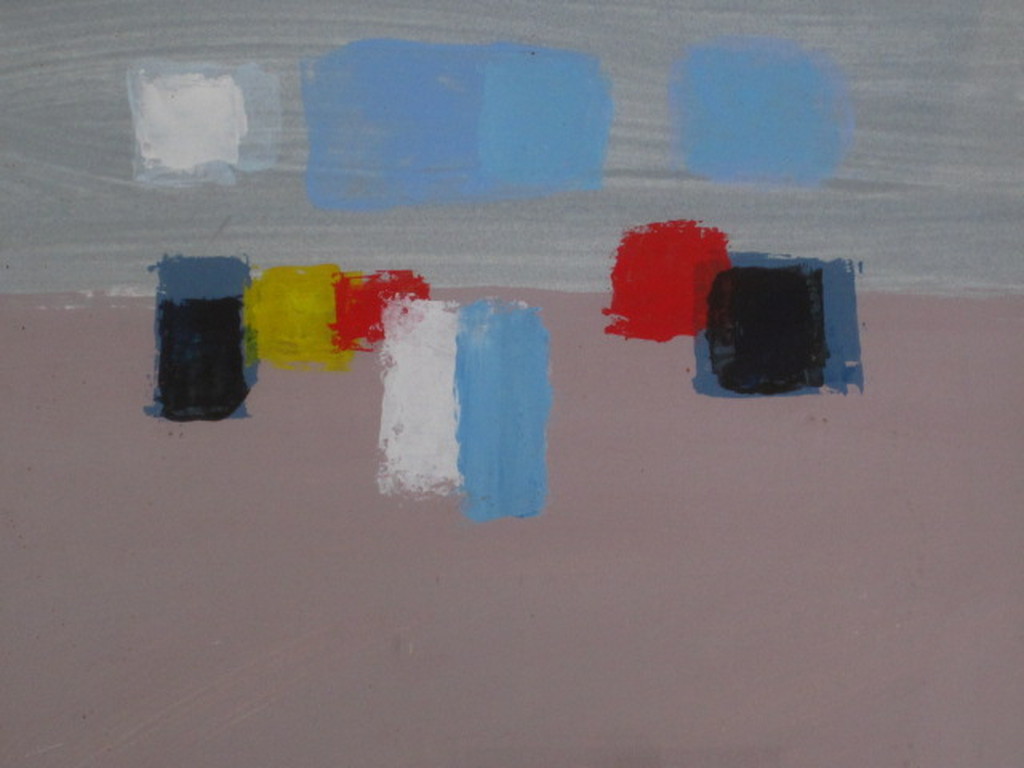 Interessant Frans? schilderij "Rammasage des Coques" gesigneerd en gedateerd  verkocht voor € 75!