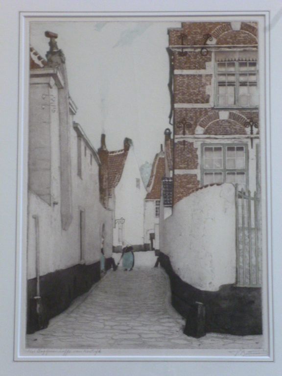 Tjeerd Bottema - kleurenets - Het Begijnenhofje van Kortrijk kopen? Bied vanaf 140!