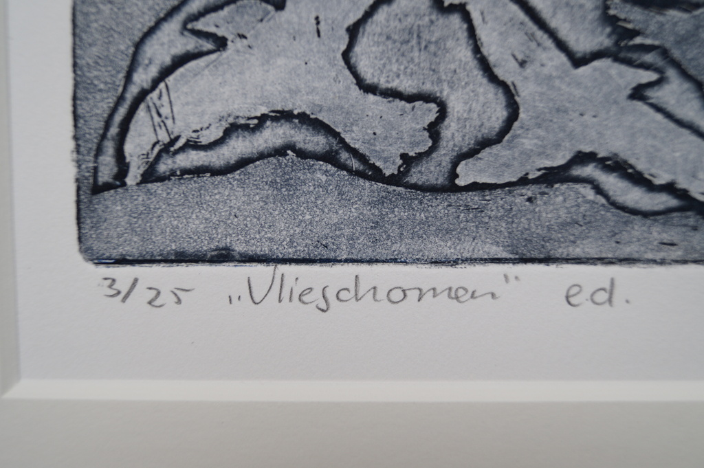 Loes Huis in 't Veld - gesigneerde ets - Vliegdromen  kopen? Bied vanaf 20!