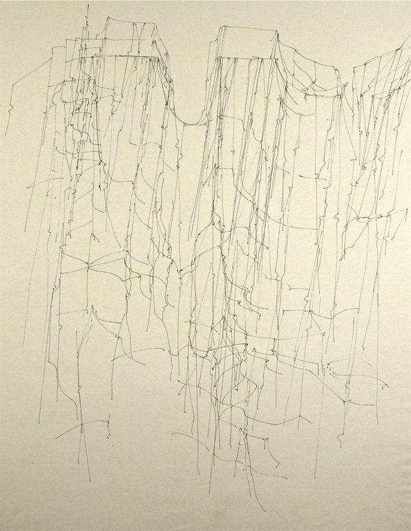 Maarten Beks: Pentekening. Zonder titel verkocht voor € 45!