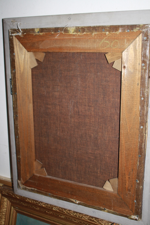 CH PETIT  olieverf ST BERNARD HOND kopen? Bied vanaf 1!