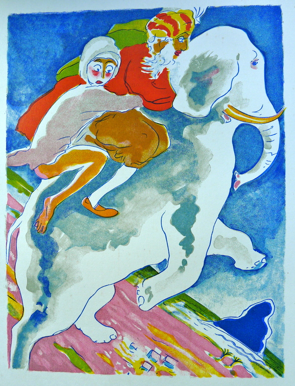 Kees van Dongen, speciaal ingelijste ingelijste houtgravure uit 1001 nacht. kopen? Bied vanaf 55!