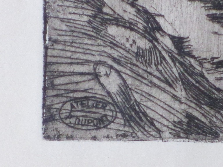 Pieter Dupont, Booten, Ets op zink 1895 kopen? Bied vanaf 85!