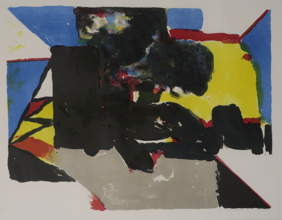 Theo Elfrink: Litho, Port en Bessin - Ingelijst kopen? Bied vanaf 1!