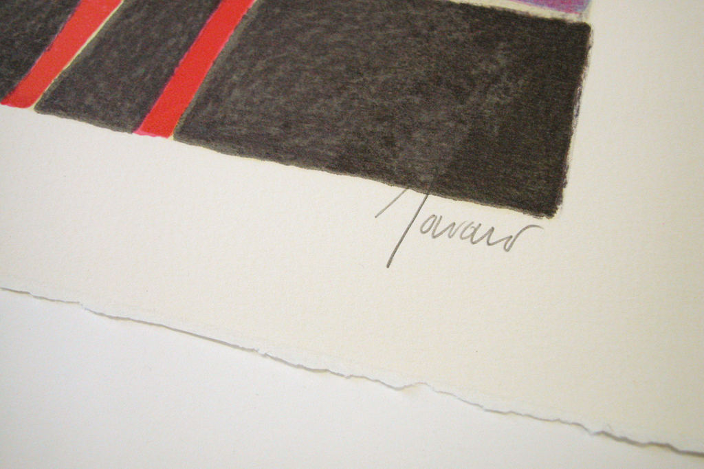 ZAVARO, ALBERT, originele litho 'Les trois cavaliers' kopen? Bied vanaf 75!