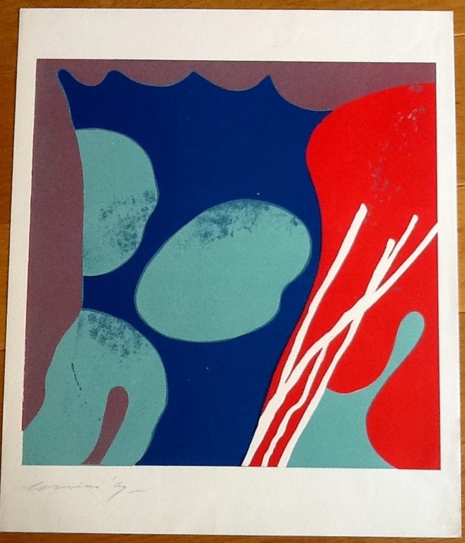 Zeefdruk, 1969 gesigneerd kopen? Bied vanaf 1!