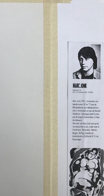 Marc Jonk - Gesigneerde Kleurenzeefdruk - Uit 1987 kopen? Bied vanaf 1!