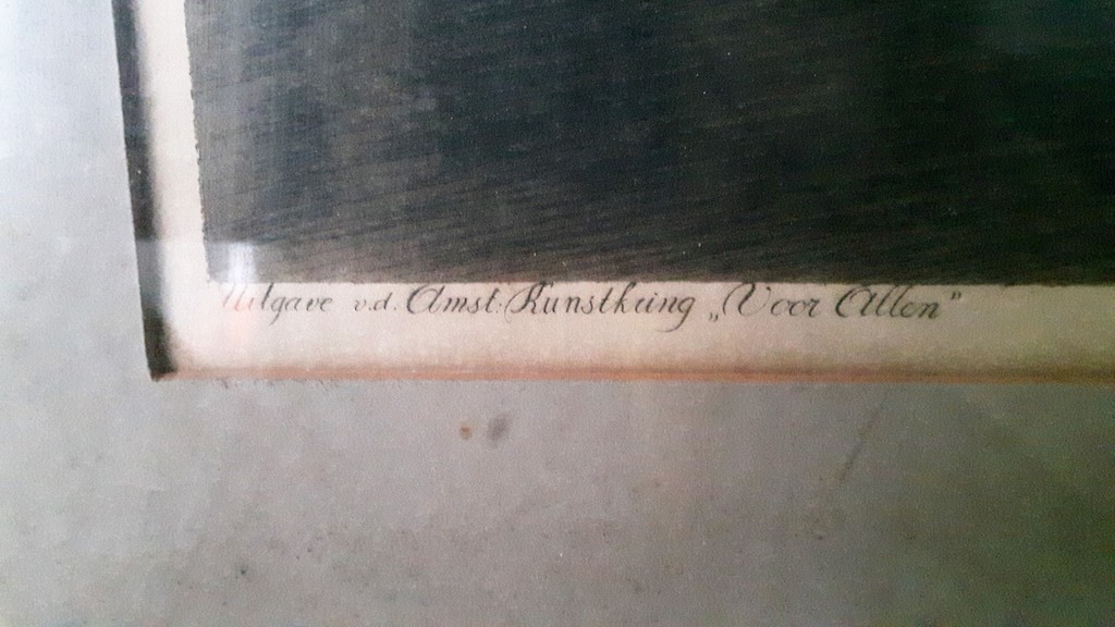 D. Harting (1884 - 1970) - Grafiek -   kopen? Bied vanaf 1!