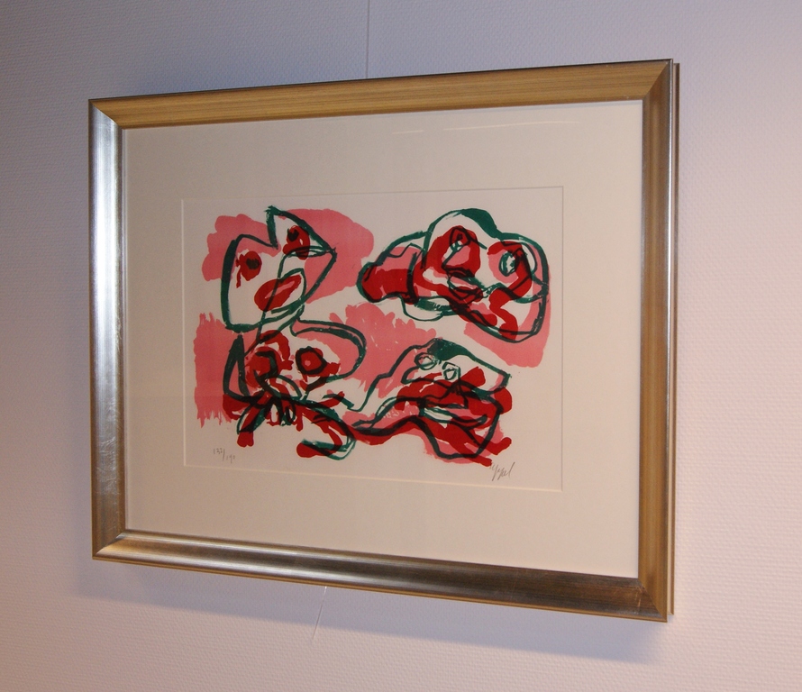 Karel Appel gesigneerde litho. kopen? Bied vanaf 750!
