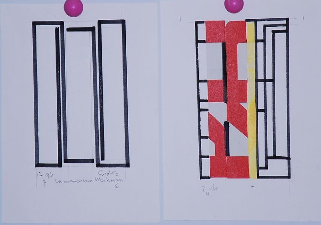 Siep van den Berg: Collage + Tekening. Composities (2x) kopen? Bied vanaf 100!