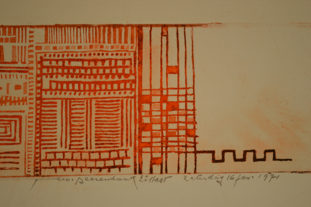 Figuratief - ets, 16 januari 1971 - variant  kopen? Bied vanaf 40!