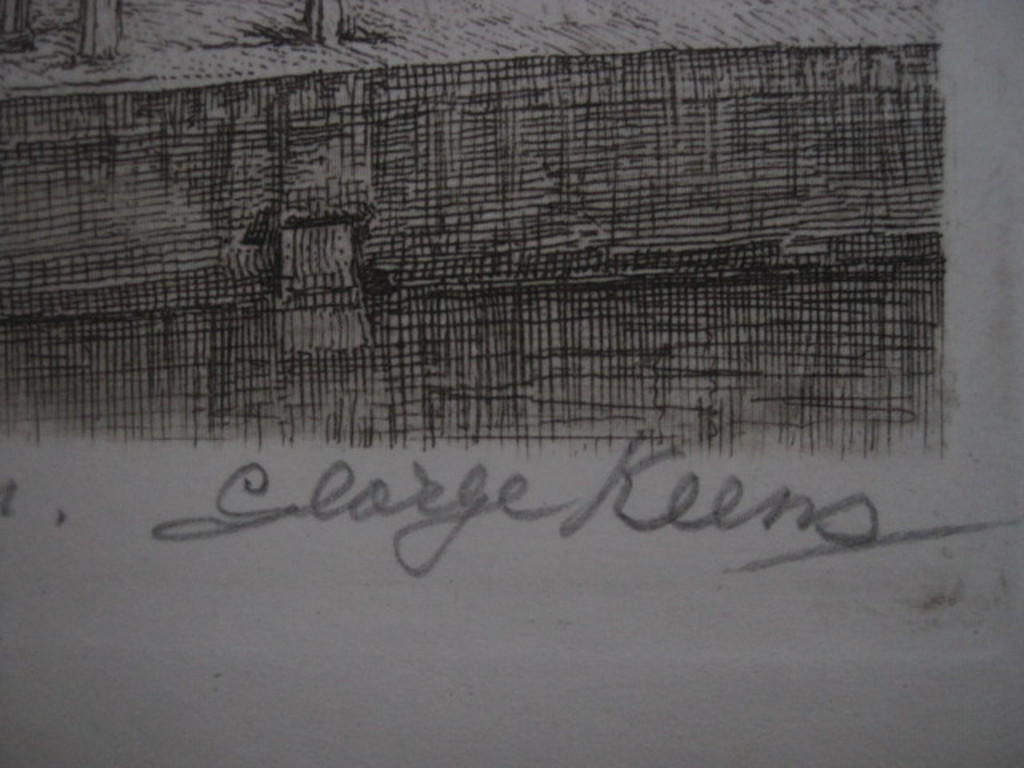 Knappe droge naald Ets van H.Seegers 1878-1956 "Laurenskerk Haarlem"  kopen? Bied vanaf 1!