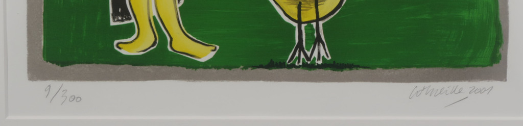 Corneille: Zeefdruk, Z.T. - Ingelijst kopen? Bied vanaf 200!