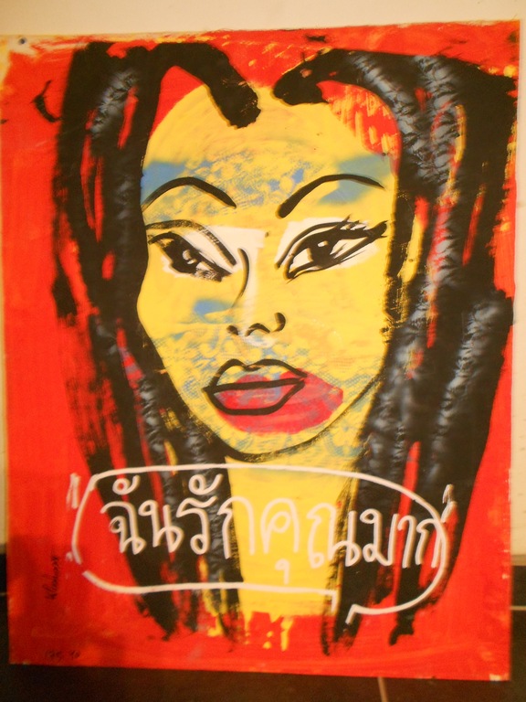 Peter Klashorst, schilderij, sexy lady, gesigneerd kopen? Bied vanaf 280!