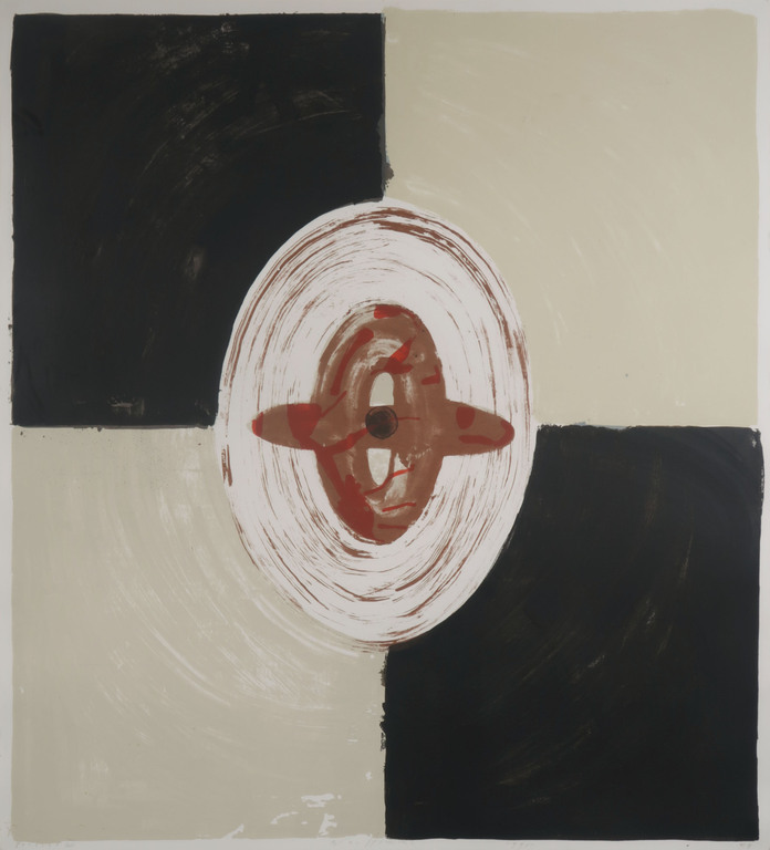 Piet Warffemius: Zeefdruk, Portret III - Ingelijst (Groot!) kopen? Bied vanaf 35!