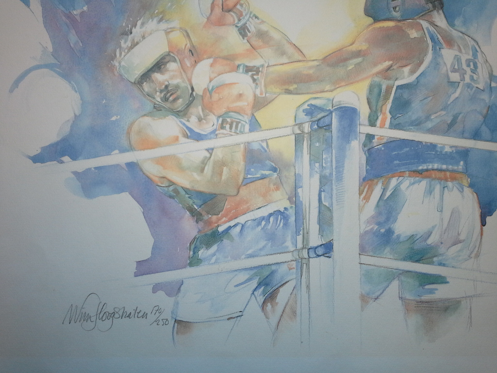 Litho van Wim Hoogstraten- boksen kopen? Bied vanaf 1!
