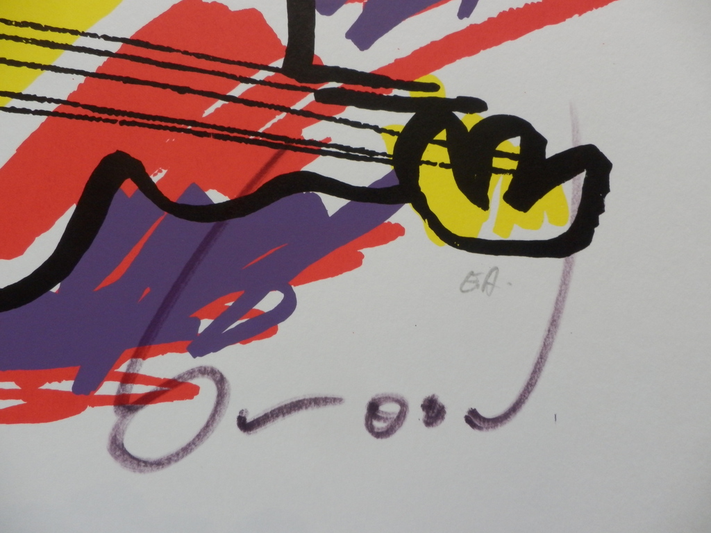 HERMAN BROOD, Gelimiteerde en HANDGESIGNEERDE Zeefdruk  ELVIS kopen? Bied vanaf 155!