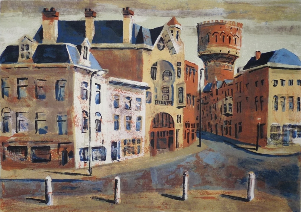 Jeroen Hermkens: Kleurenlitho, Utrecht Neude kopen? Bied vanaf 100!