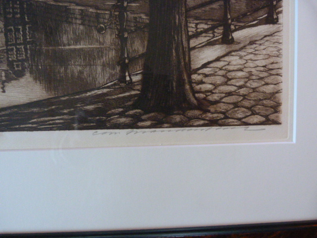 Corn. Brandenburg  ( 1884 – 1954 ) - Keizersgracht -Reguliersgracht te Amsterdam kopen? Bied vanaf 110!