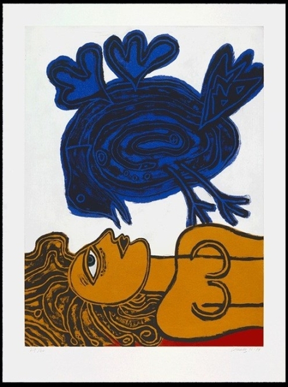 Corneille: Ets en Aquatint, Souvenir de Veronique (Zeer groot!) kopen? Bied vanaf 550!