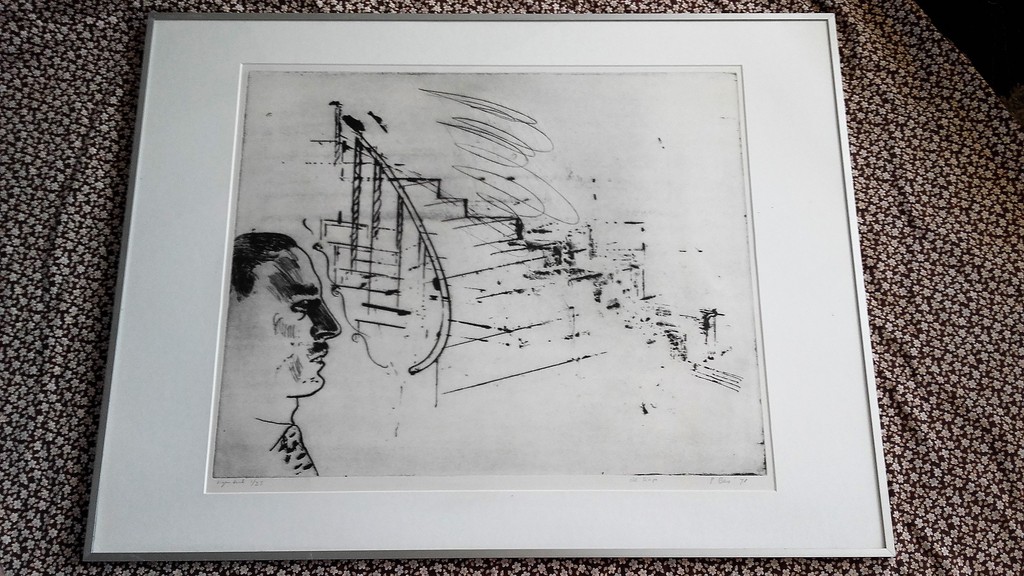 Peter Bes, De Trap - Gesigneerde ets 1978 kopen? Bied vanaf 75!
