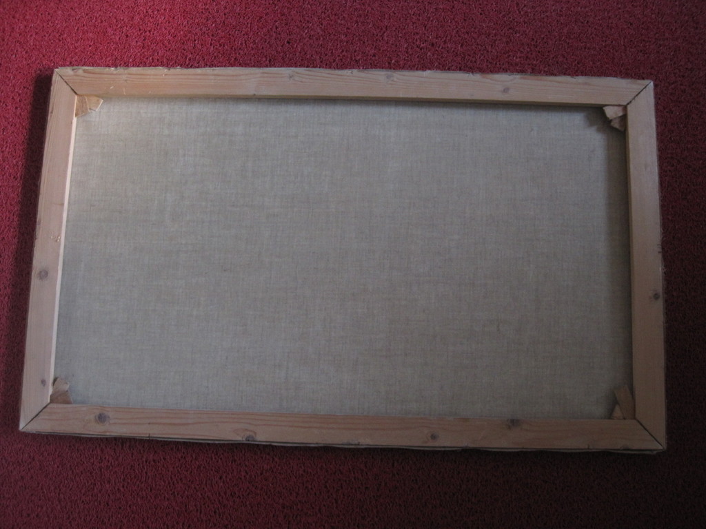 GROOT 1950 olieverf "Boulevard Clichy Moulin Rouge Parijs" gesigneerd  kopen? Bied vanaf 1!