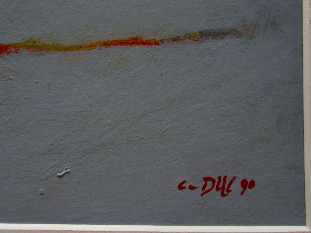 Cees van Dijl (1934) - gouache op papier 1990 kopen? Bied vanaf 125!