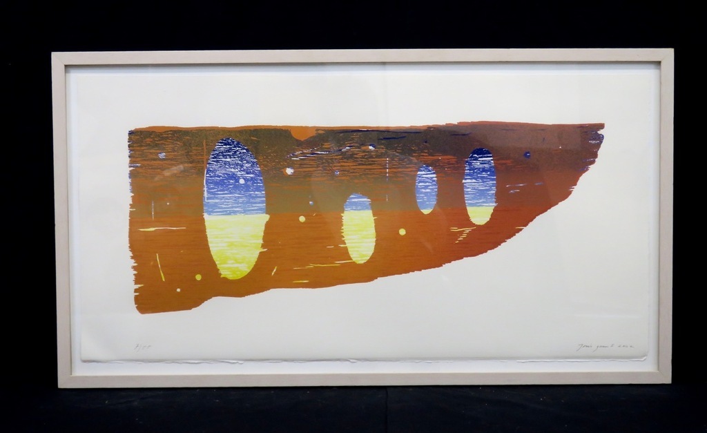 Joris Geurt: Houtsnede, Zonder titel - Ingelijst kopen? Bied vanaf 1!